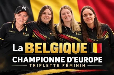 De Belgische dames, Europees kampioen in de triplette